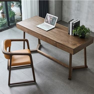 The Solid Wood Computer Desk